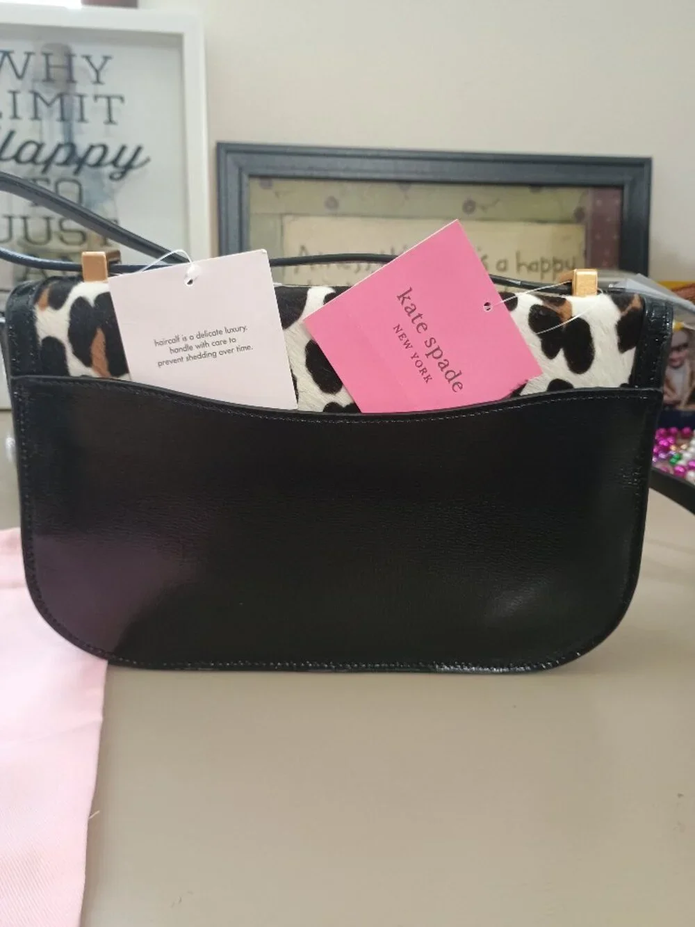 Kate Spade KATY Leopard Haircalf Shoulder/Crossbody